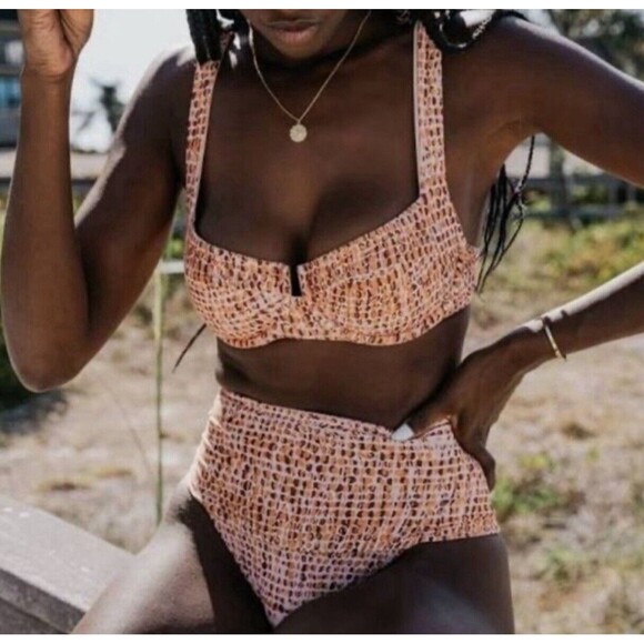 L*Space Desi Bikini Bottom In Animal Wild Sz Medium New - Picture 3 of 9